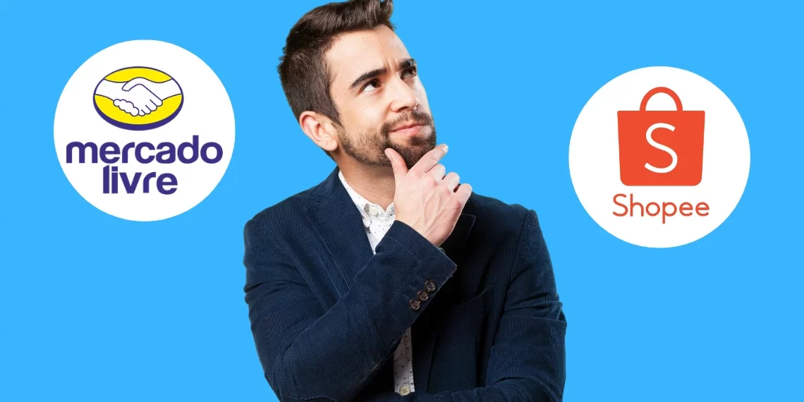 Qual é o melhor marketplace para vender, Shopee ou Mercado Livre?
